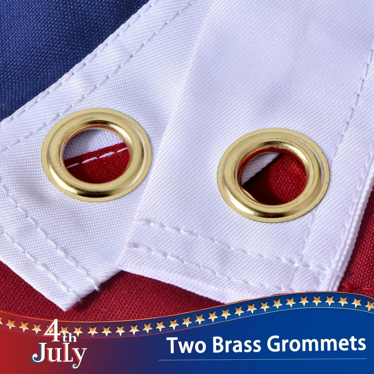 VORENUS brass-grommets flag offers secure, easy mounting in all weather.
