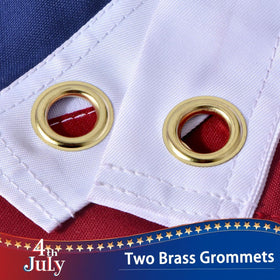 VORENUS brass-grommets flag offers secure, easy mounting in all weather.