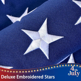 VORENUS reinforced heavyweight canvas flag delivers strength during seasonal displays.