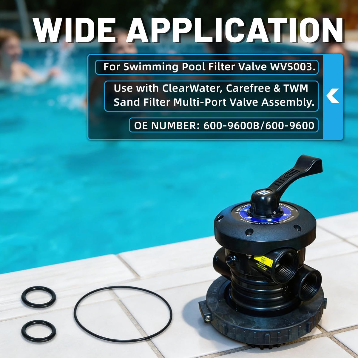 VORGENS WVS003-compatible valve top ensures easy replacement.