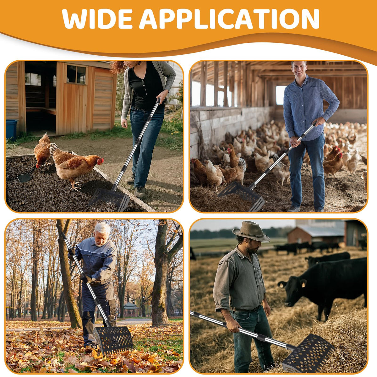 Vorhomness easy-to-clean rust-resistant surface rinses clean after muddy sessions.