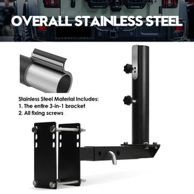Vornalex 3-in-1 mount supports frame, hitch, bumper setups