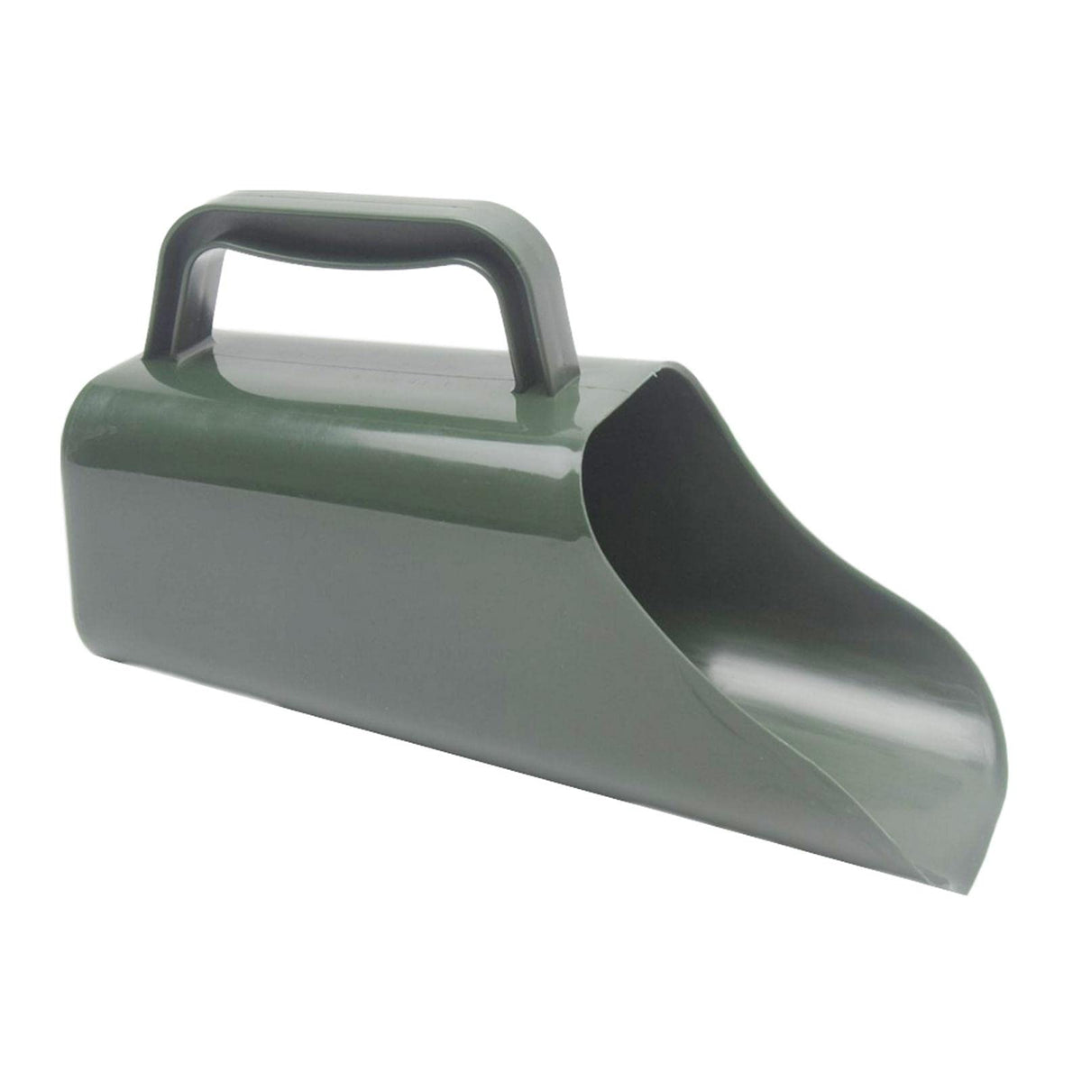Vornetil garden scoop with bucket for easy pot transplanting.