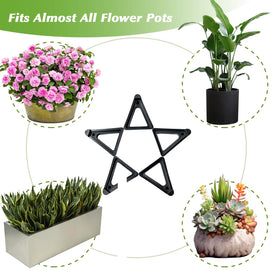 Vorregenweiss black finish pot feet blend with décor