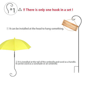 Vorriop plant umbrella in use above a pot providing easy protection