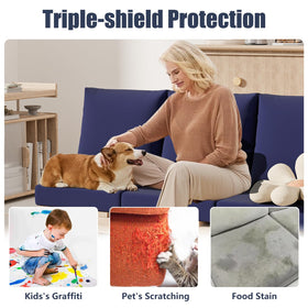Vorshape back-elastic straps secure cushions for a stable, secure fit