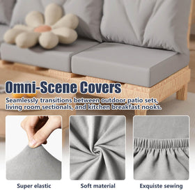 Vorshape cushion cover replacement offers triple-shield protection from spills and claws