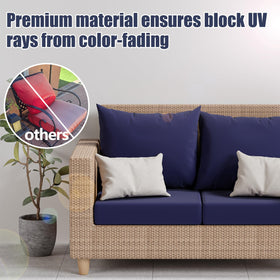 Vorshape square small cushion cover on chair demonstrates versatile snug fit