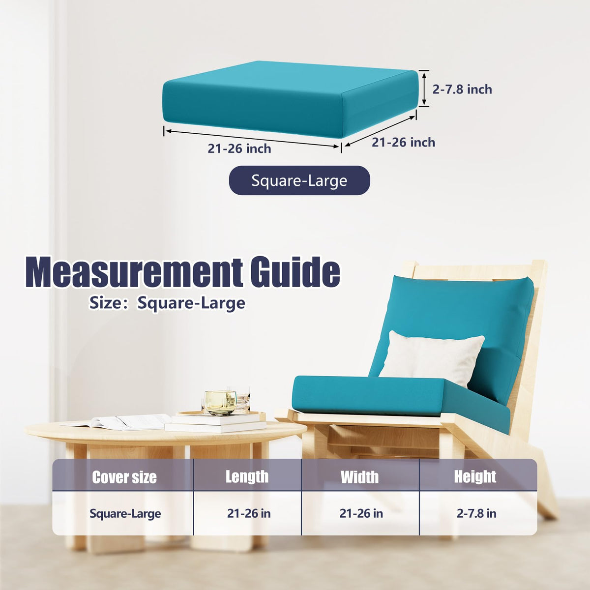 Vorshape stretch-fit cushion covers demonstrate wrinkle-free, tailored appearance