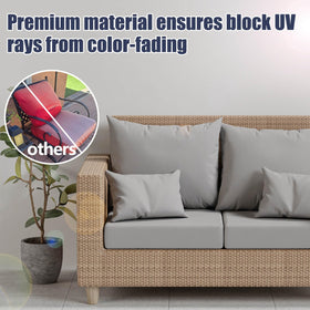 Vorshape sun-proof elastic cushion cover resists fading on sunny patios