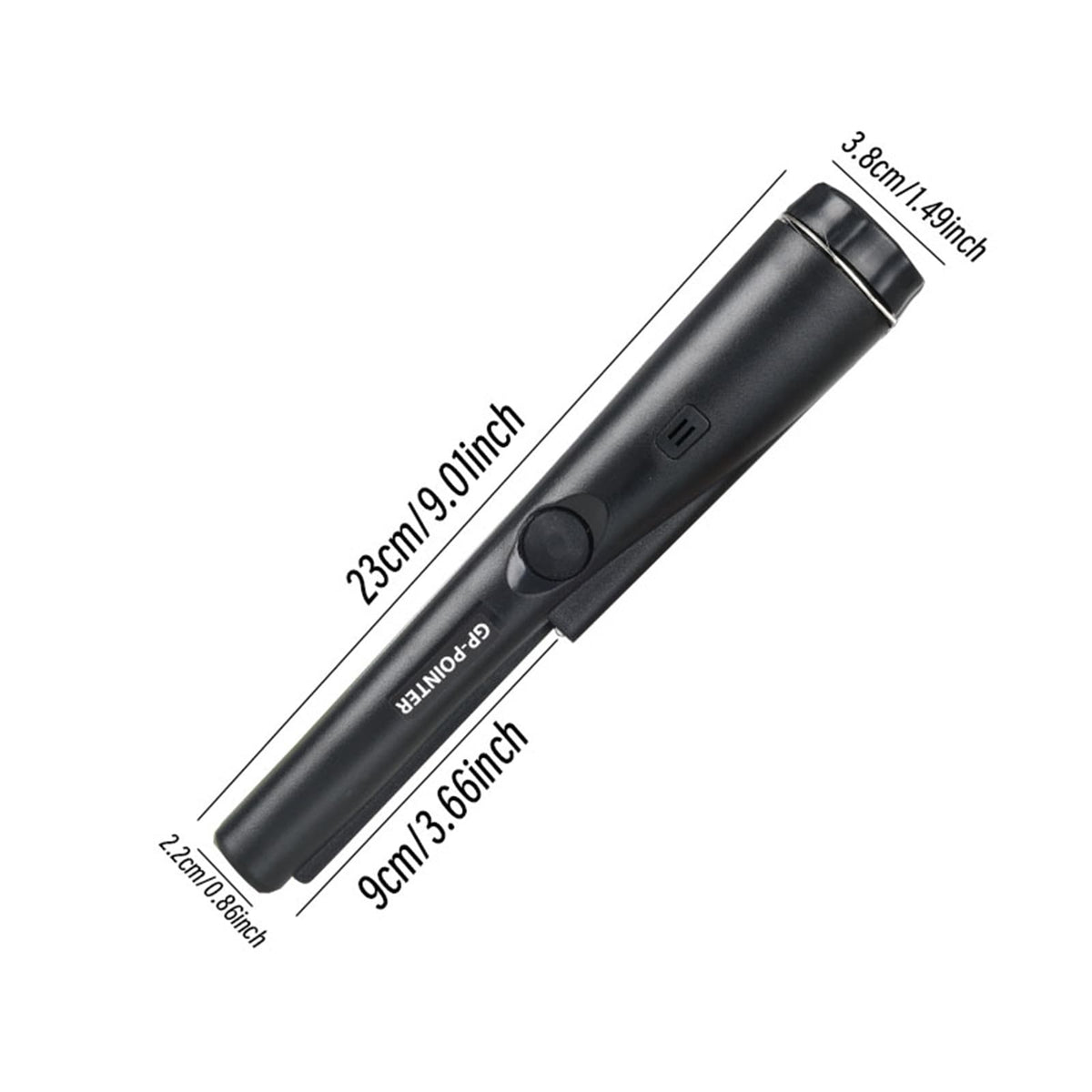 VortecSys pinpointer lightweight at 172 g for comfortable use
