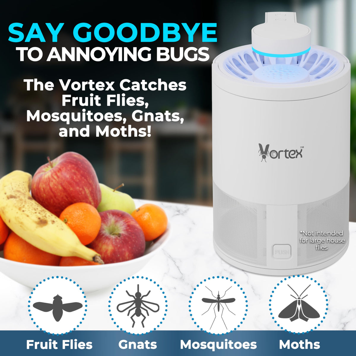 Vortex glue boards replacement enables easy, mess-free disposal.