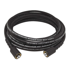 Vortxx hose with steel braided cover for durability
