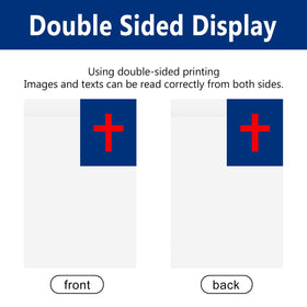 Vorupel 12x18-inch garden flag for outdoor use with bright, HD printing.