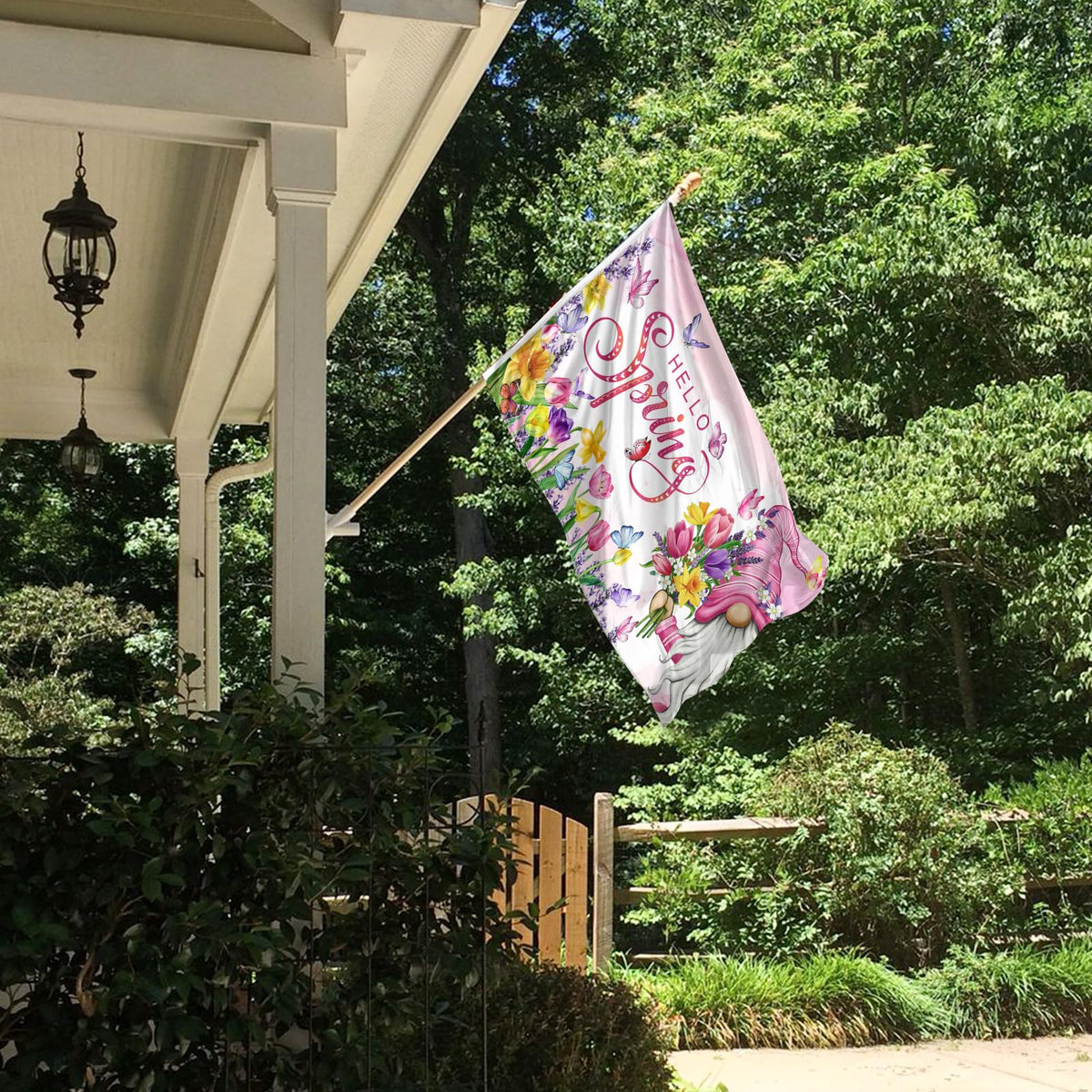 Vorupel wind flutter ready flag for yards and gardens