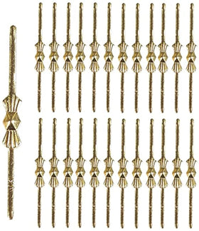 Vosaplk Dong Huang bow tie crystal connector gold closeup for chandeliers