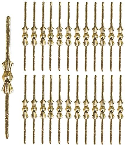 Vosaplk Dong Huang bow tie crystal connector gold on chandelier