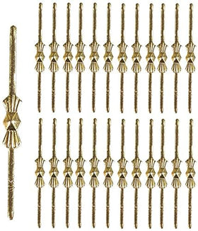 Vosaplk Dong Huang bow tie crystal connector gold on chandelier