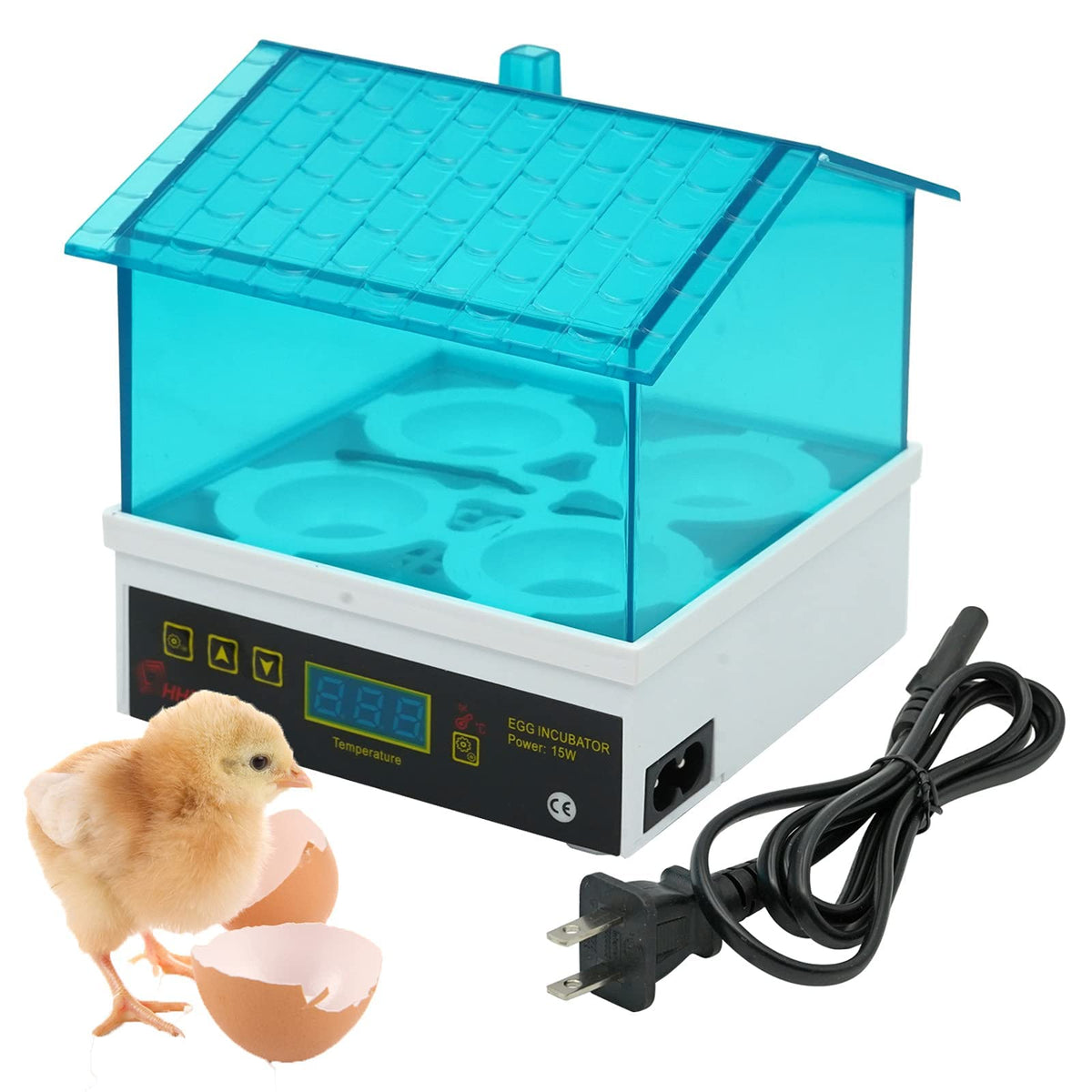 Vosaplk egg-tray water tray setup helps maintain humidity levels.