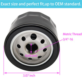 Kawasaki FR541V to FR691V compatibility Vosaplk oil filter.