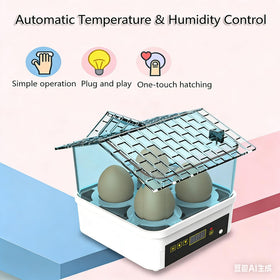 Vosaplk low-noise operation keeps a calm incubating environment.
