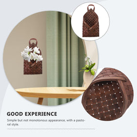 VOSAREA compact wall storage basket perfect for apartments and small spaces.