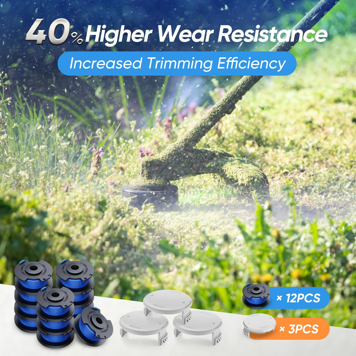 VOSOIR package includes two spools and three covers for ready use.