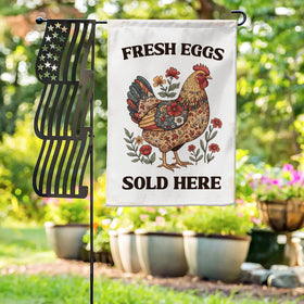 VOTANTA weatherproof polyester flag withstands sun and rain for year-round display.