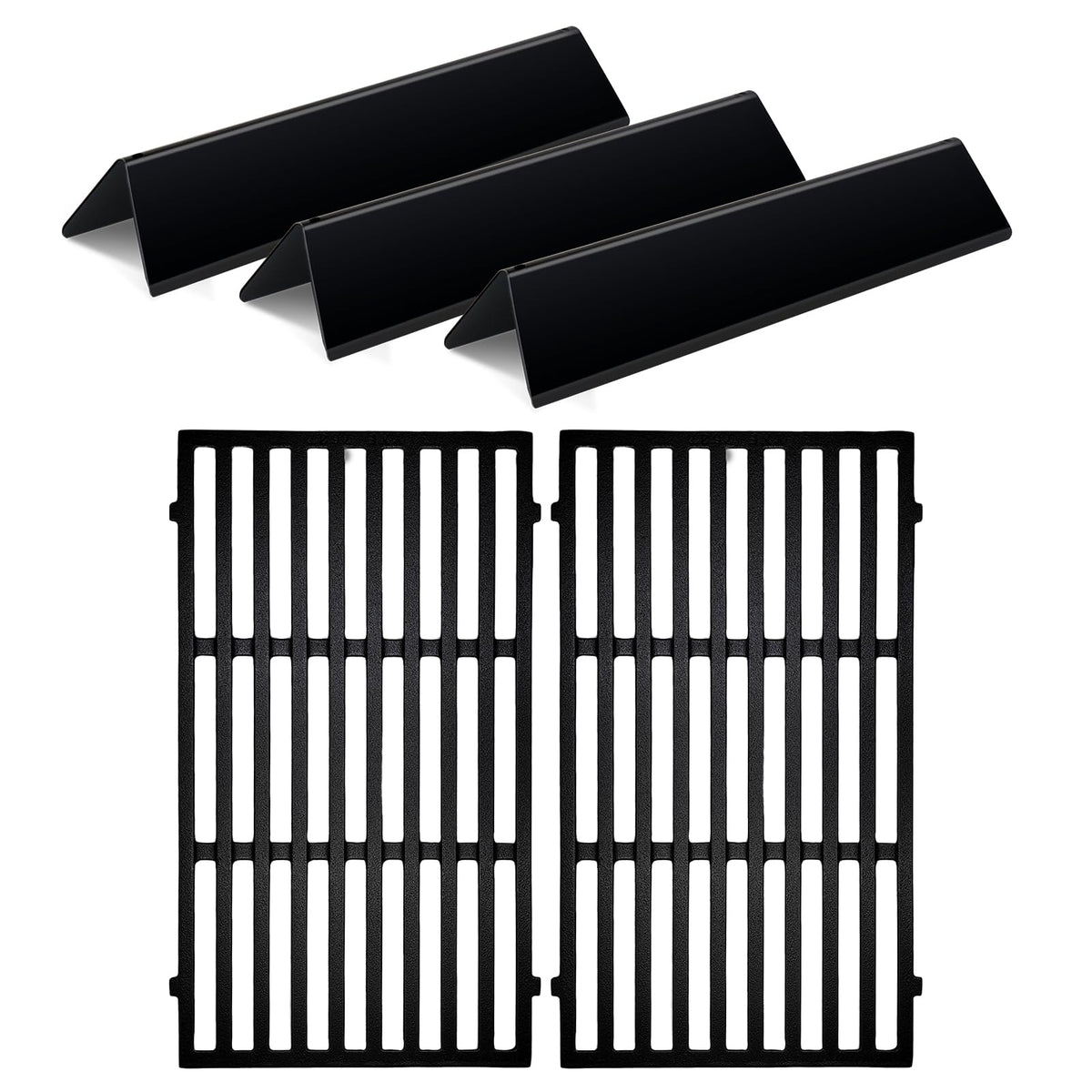 Votenli 7637 Weber Spirit grate viewed frontally for durable searing