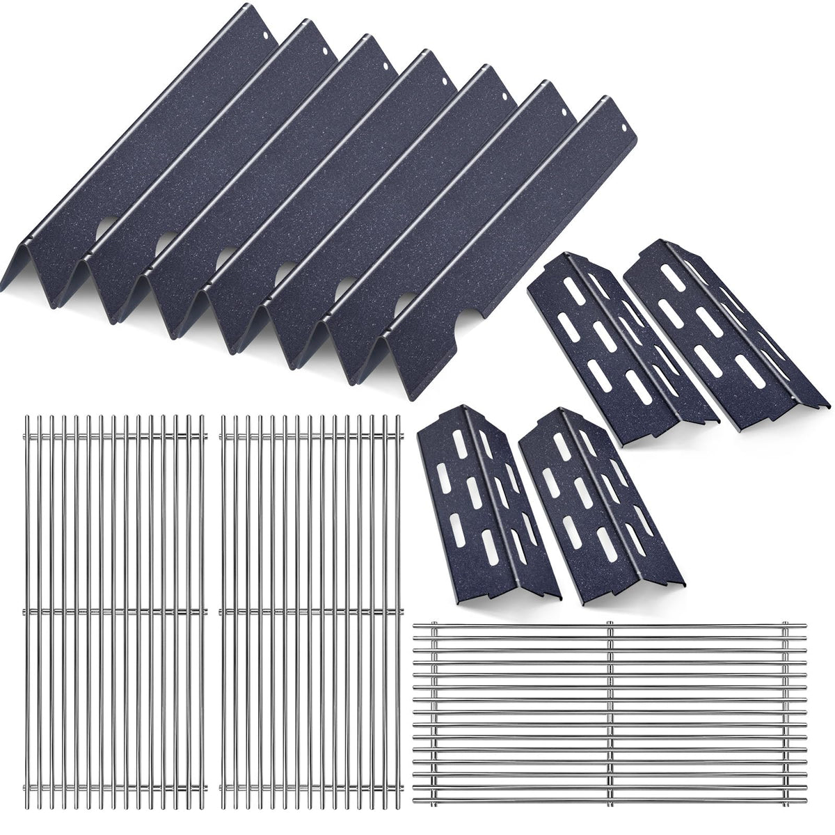 Votenli grill grate for Weber Genesis II LX 400 series, precise fit for even heat