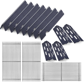 Votenli grill grate for Weber Genesis II LX 400 series, precise fit for even heat
