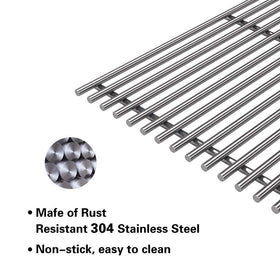 Dimensions showing 19 3/4 by 6 3/4 inches per grate