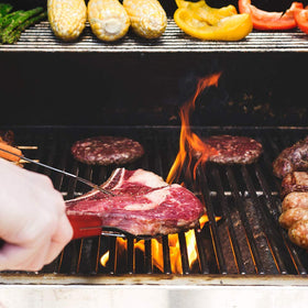 Easy to clean stainless steel grill grates by Votenli