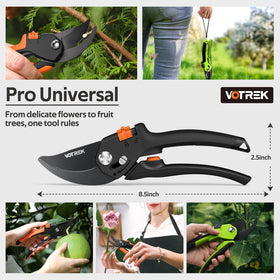 VOTREK thumb-slide safety lock enables one-handed use, even with gloves.
