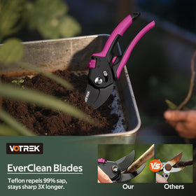 VOTREK pruning shears ideal for bonsai and shrub trimming