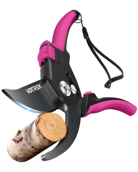 VOTREK pruning shears with stepless handle offers universal hand fit for precise pruning