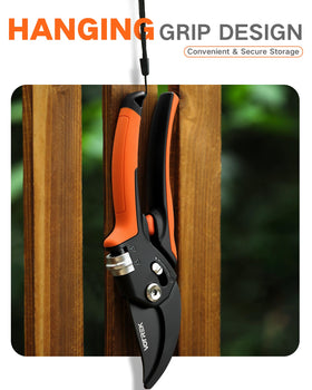 Integrated safety lock keeps blades closed for safe storage with VOTREK.