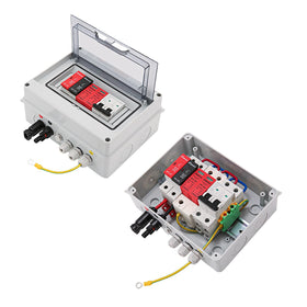 VOU 600V combiner box outdoor-ready design for on/off-grid use.