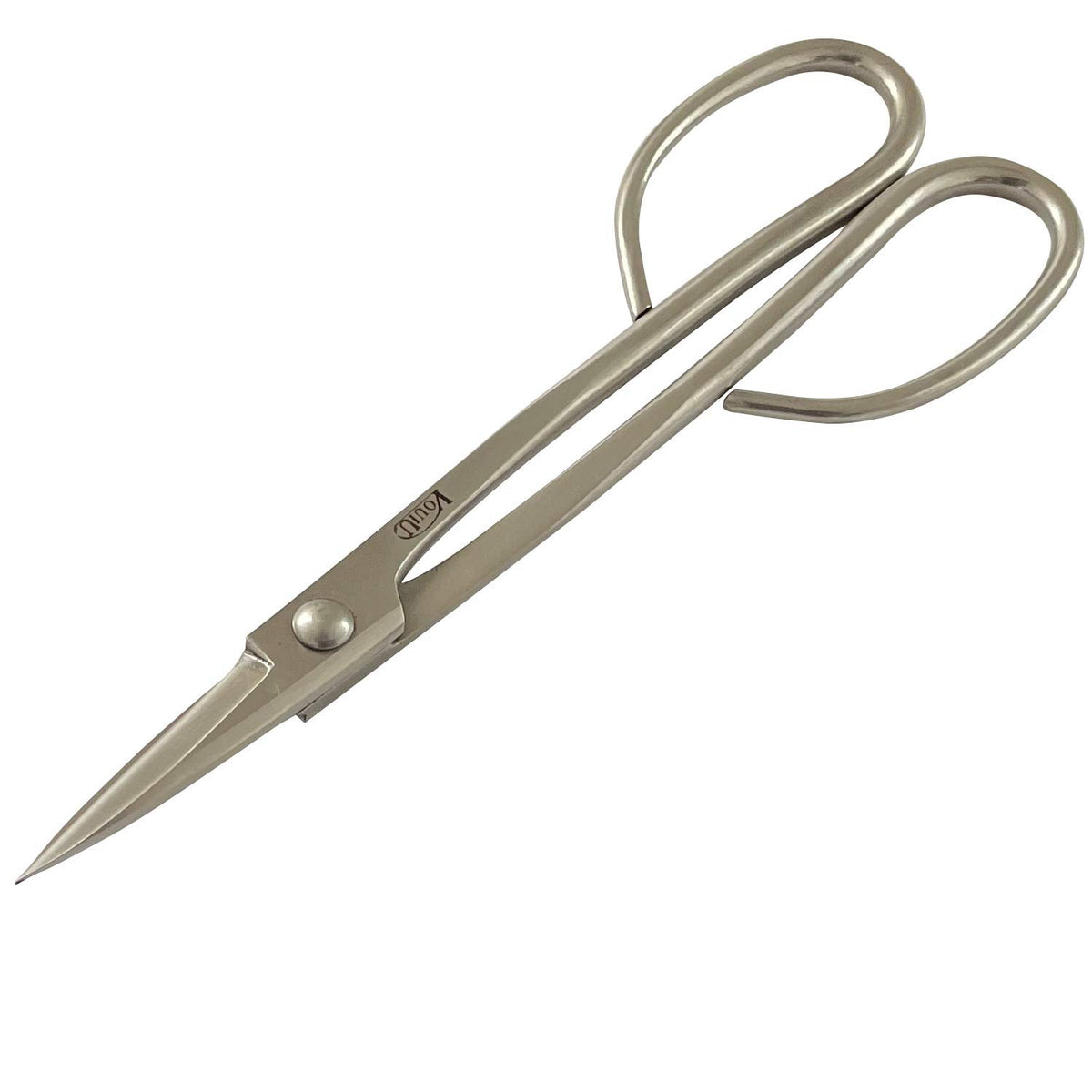 Vouiu 8-inch bonsai scissors for precise pruning of delicate bonsai leaves and new growth.