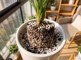 Voulosimi Organic Perlite holds nutrients to support steady availability.