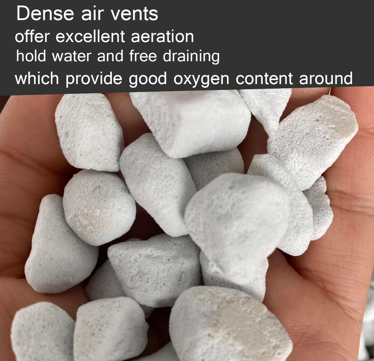 Voulosimi perlite aeration and drainage closeup highlighting soil porosity benefits.