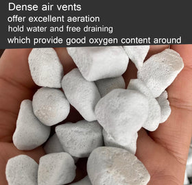 Voulosimi perlite aeration and drainage closeup highlighting soil porosity benefits.
