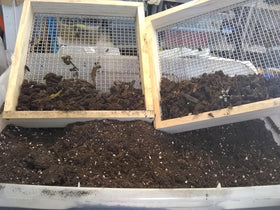 Voulosimi woven wire mesh used to screen soil and compost