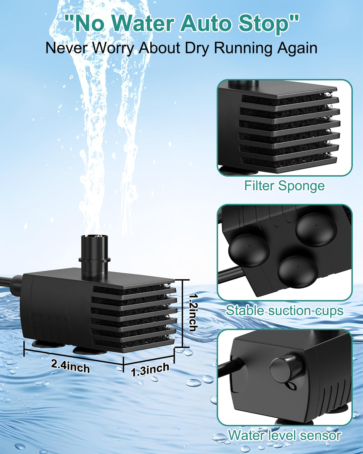 Vovamo ground stake or screw installation for flexible mounting