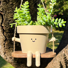 Vovkokc Swing Face Planter makes a charming gift for plant lovers