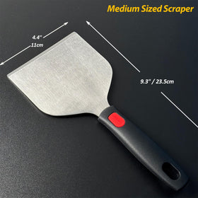 Vovoly beveled front edge enables fast flipping and even browning on the griddle