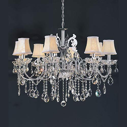 VOVOV crystal strands with metal rings simplify hanging and length adjustment.
