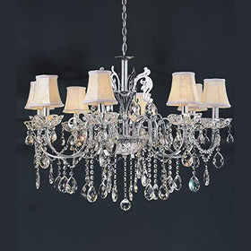 VOVOV crystal strands with metal rings simplify hanging and length adjustment.