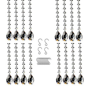 VOVOV teardrop prisms 38mm showcase bright light and clear sparkle.