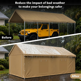 Voxary easy installation with eyelets and bungees saves setup time.